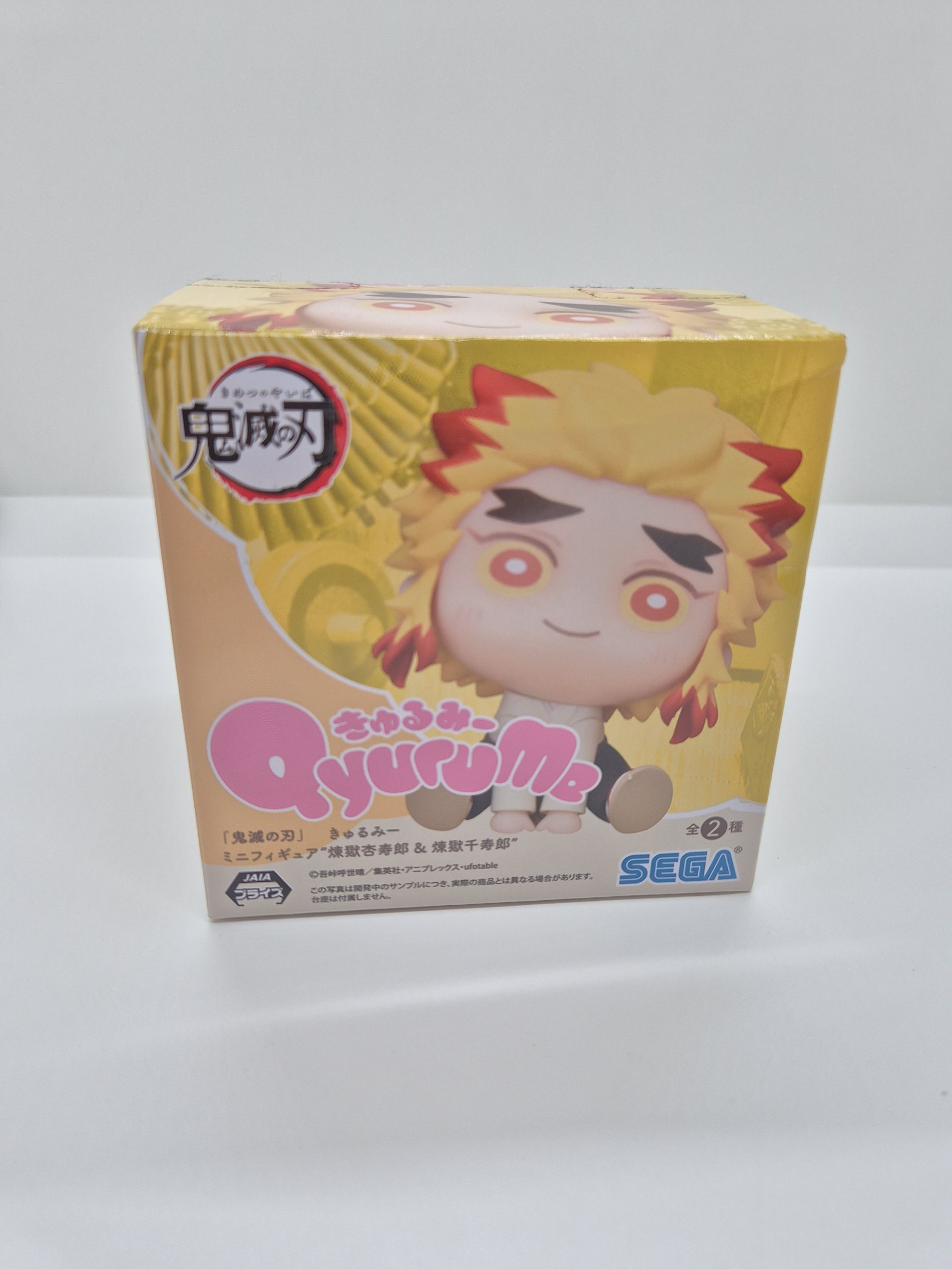 SEGA QyuruMe Demon Slayer Rengoku Kyojuro Mini Figure
